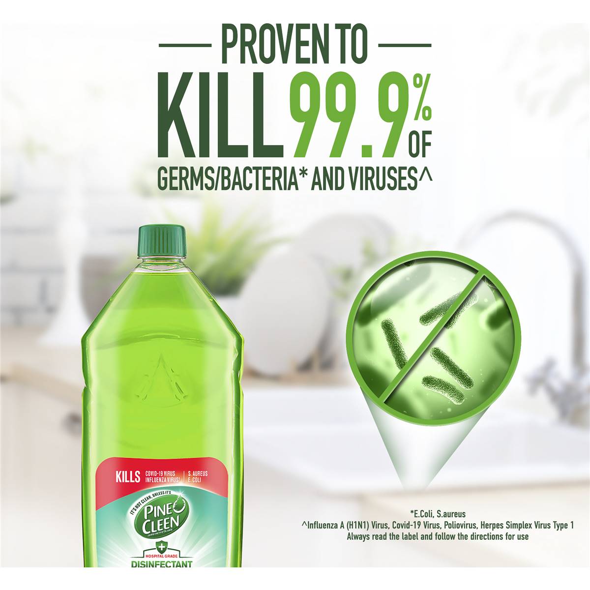 Pine O Cleen Eucalyptus Disinfectant Liquid 1.25l