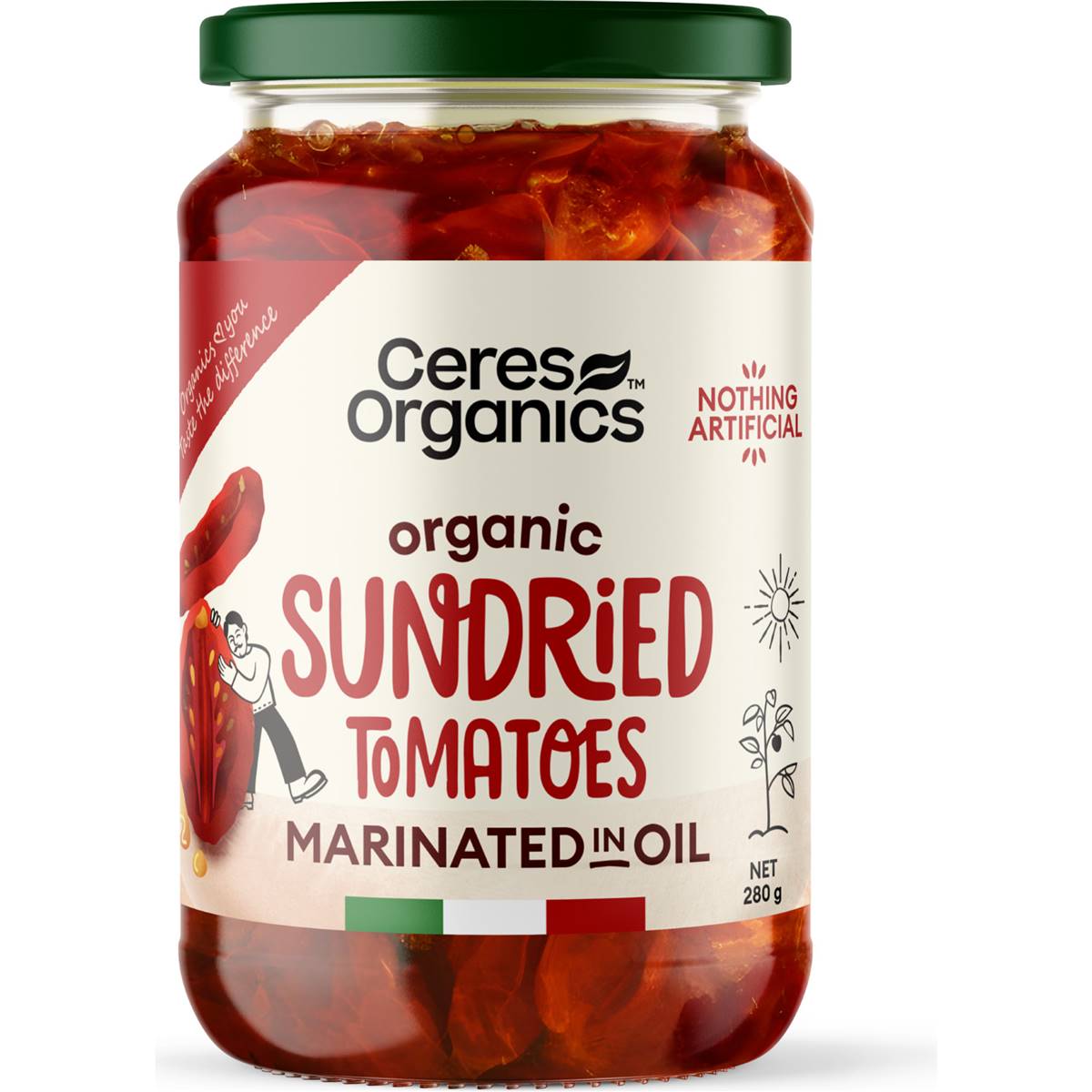 Ceres Organics Sundried Tomatoes Marinated In Oil 280g