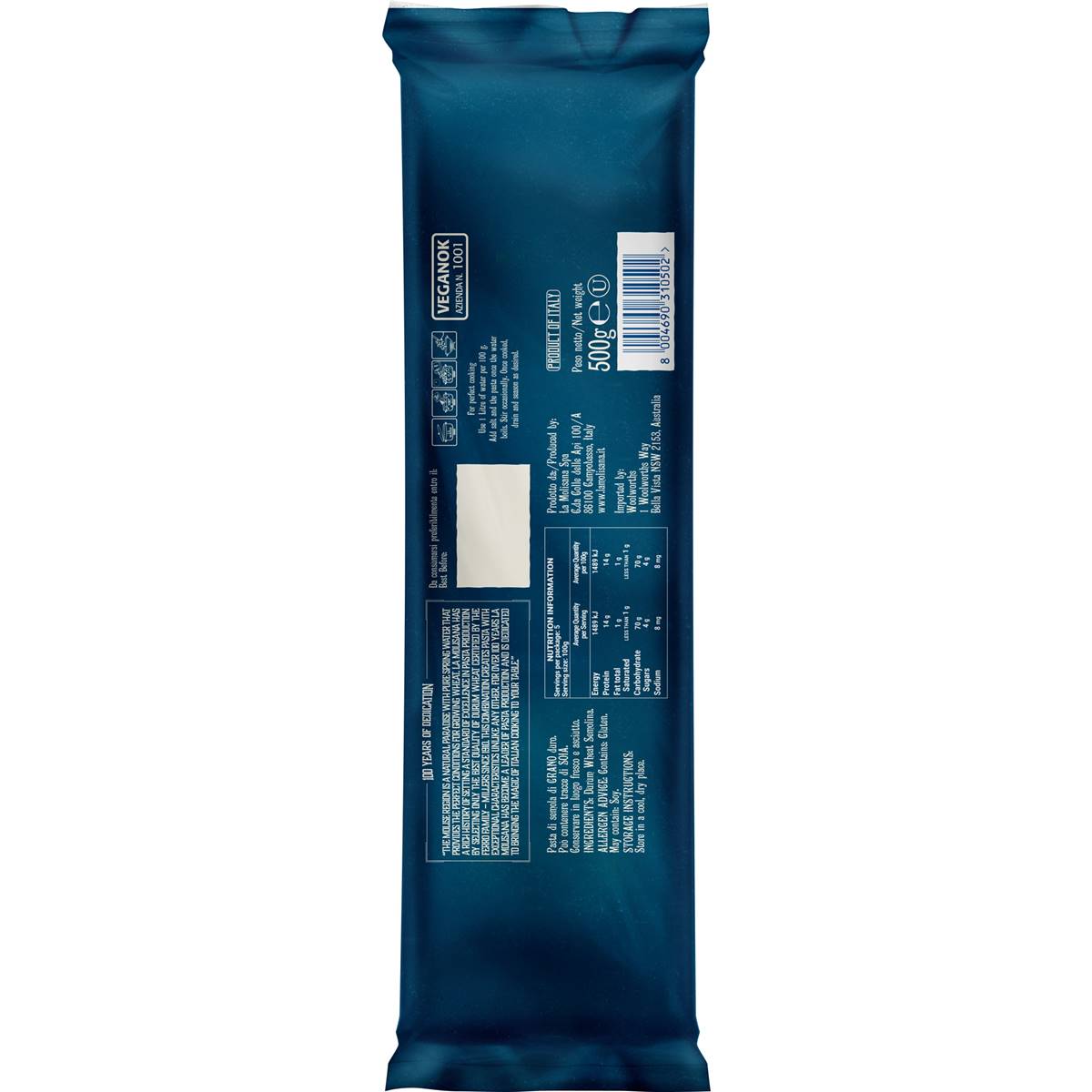 La Molisana Pastificio Extra Di Lusso Linguine 500G