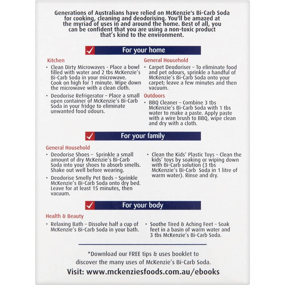 McKenzie's Bi Carb Soda 500g