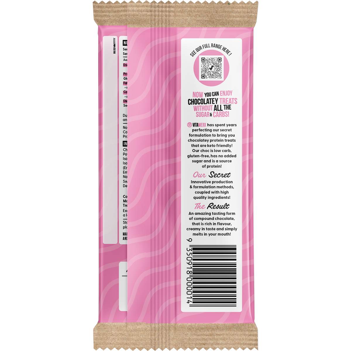 Vitawerx Protein White Chocolate Classic White 100g