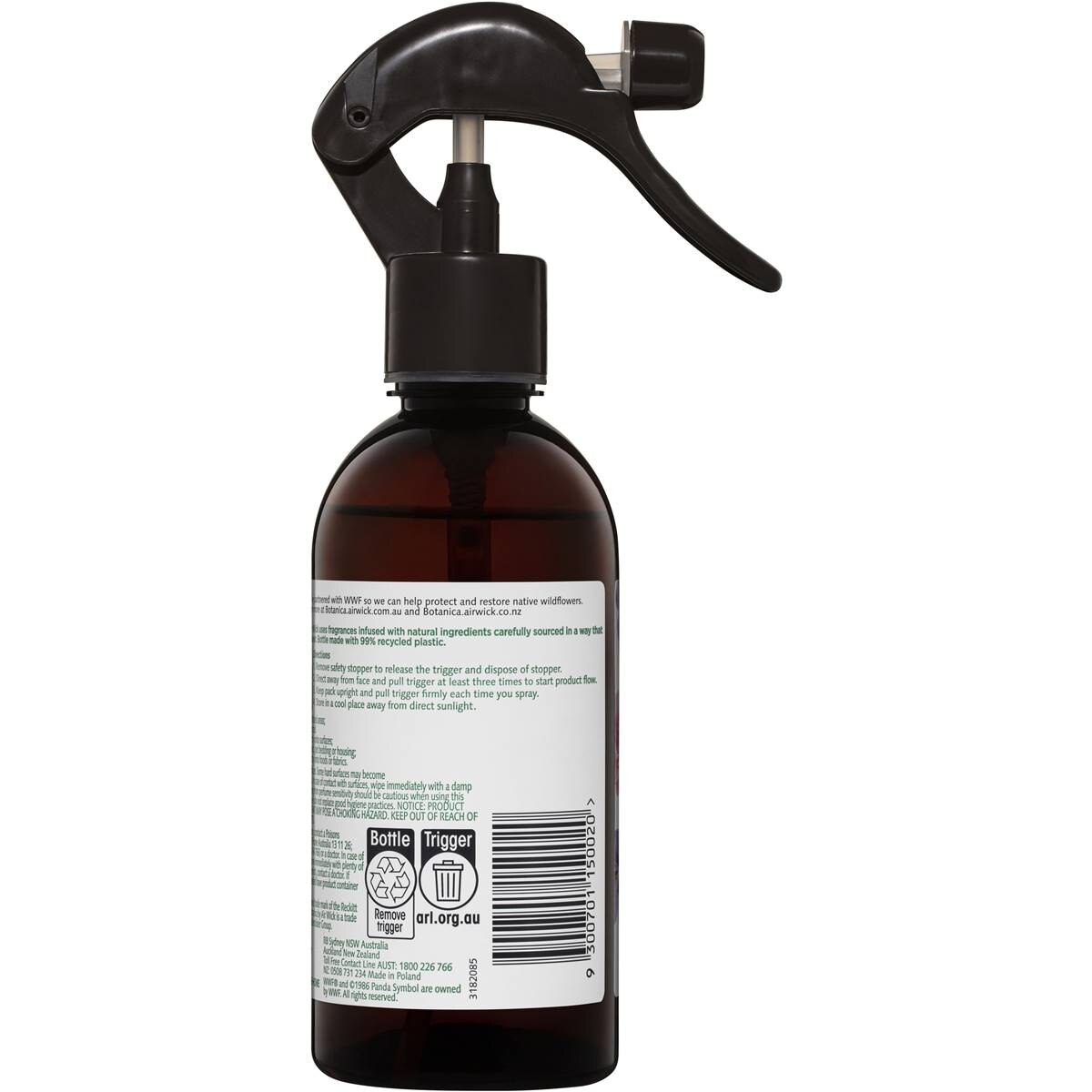 Botanica Island Rose & African Geranium Air Freshener Room Spray 236ml