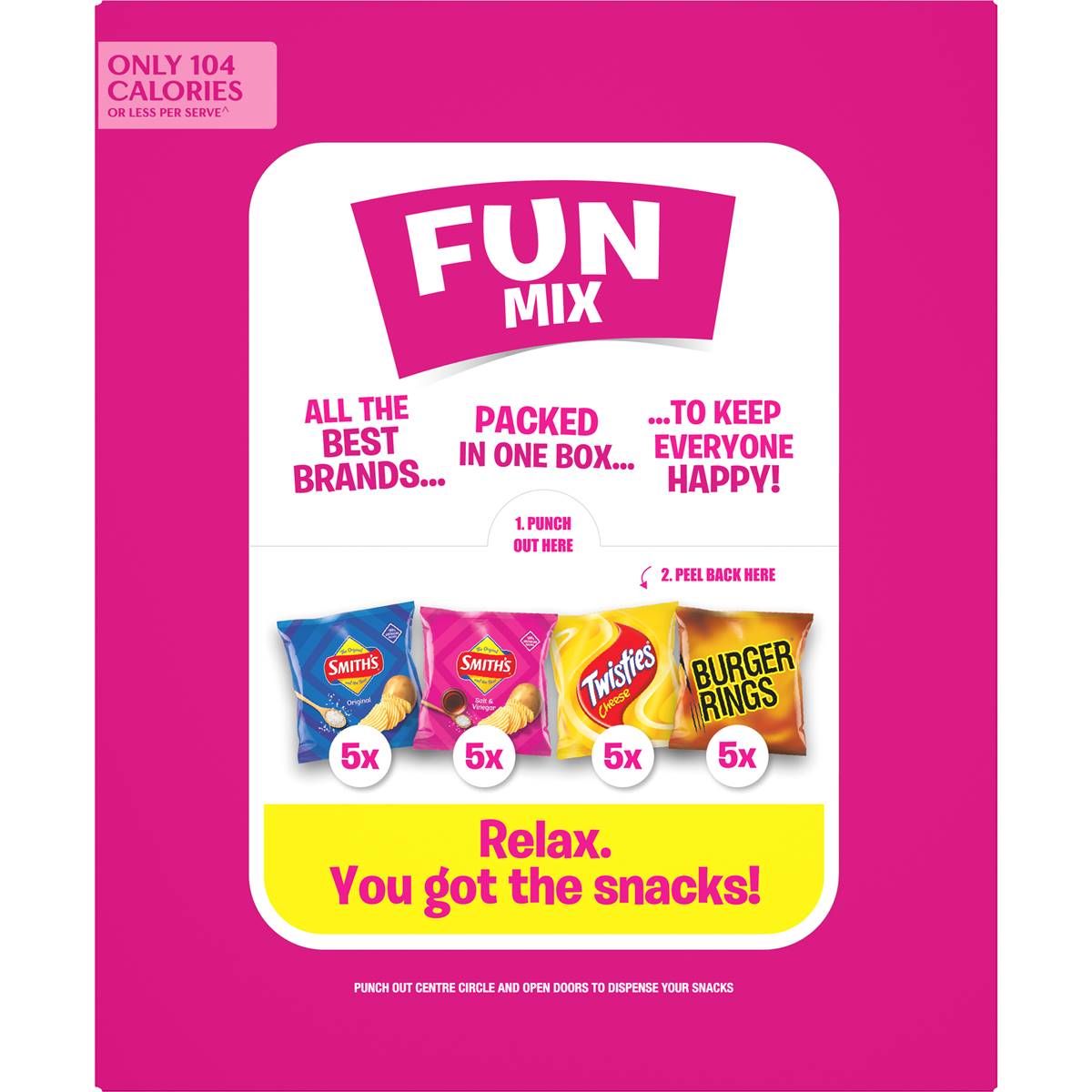 Smith's Potato Chips Fun Mix Multipack Variety 20 Pack