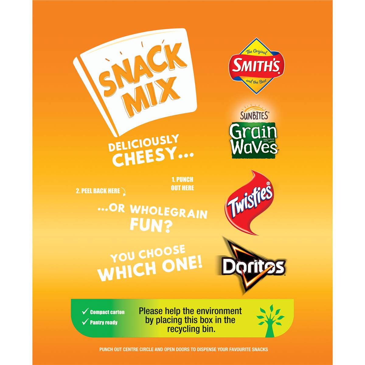 Smith's Potato Chips Snack Mix Multipack Variety 20 Pack