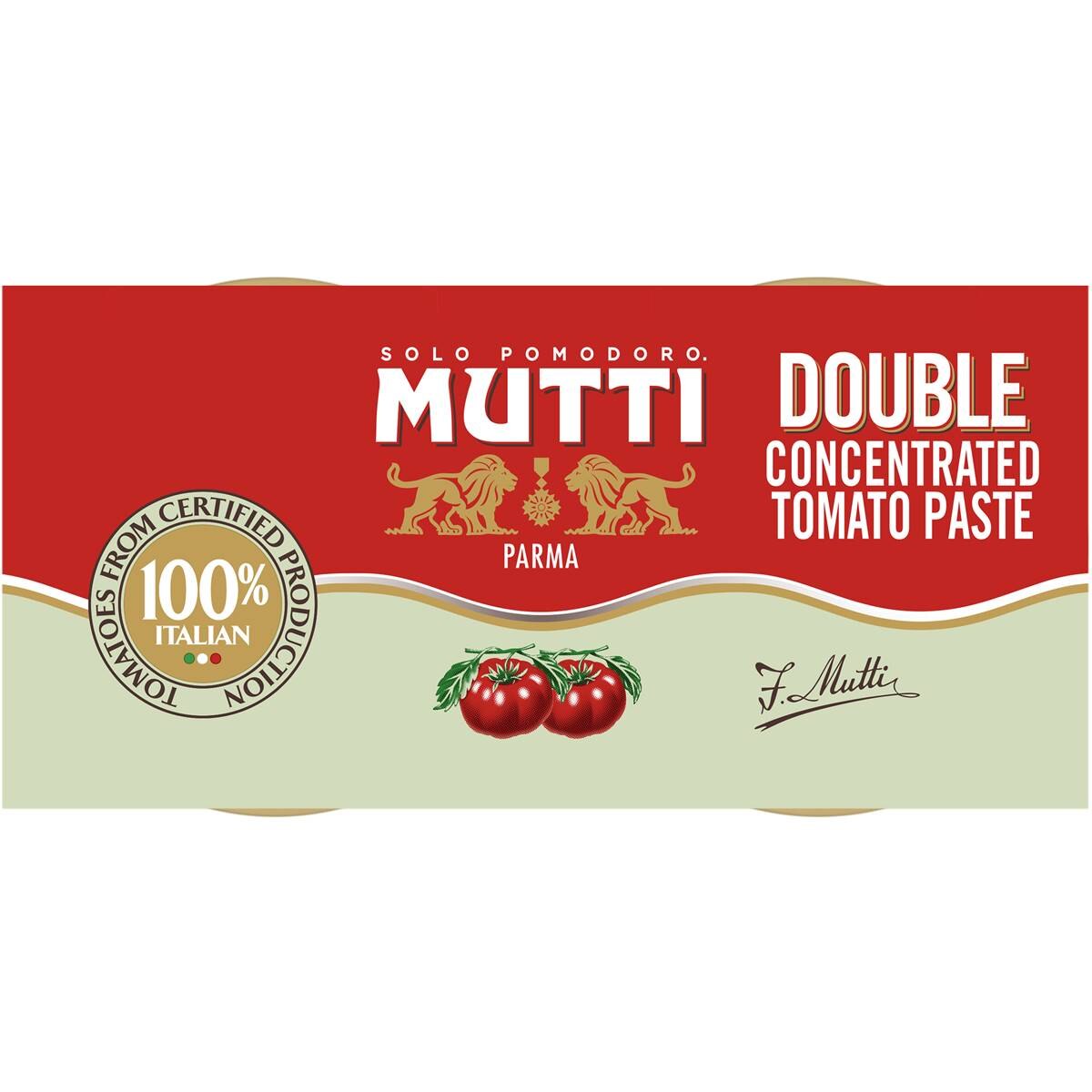 Mutti Parma Double Concentrated Tomato Paste 2 Pack
