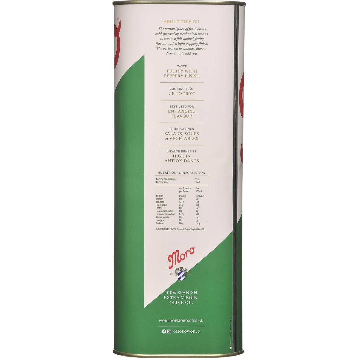 Moro Extra Virgin Olive Oil 4 l