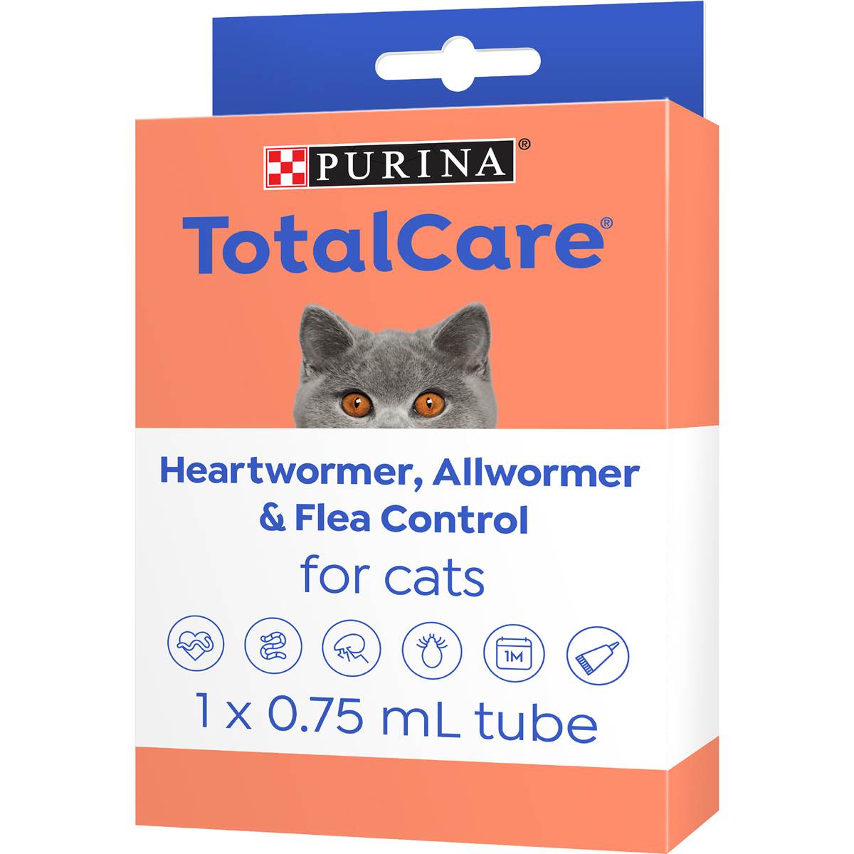 Total Care Heartwormer Allwormer & Flea Control For Cats Each