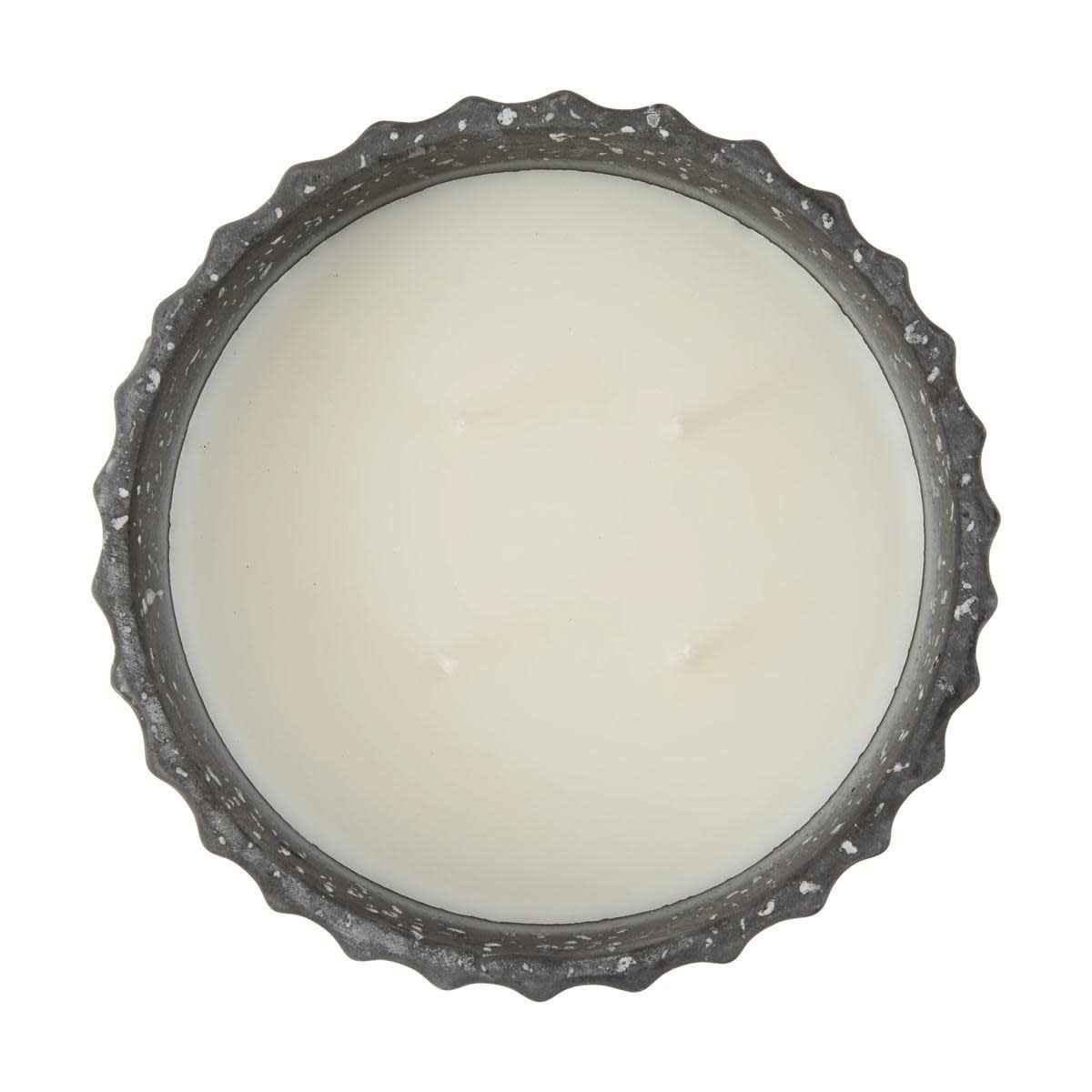 Caramel & Vanilla Black Terrazzo Wave Candle