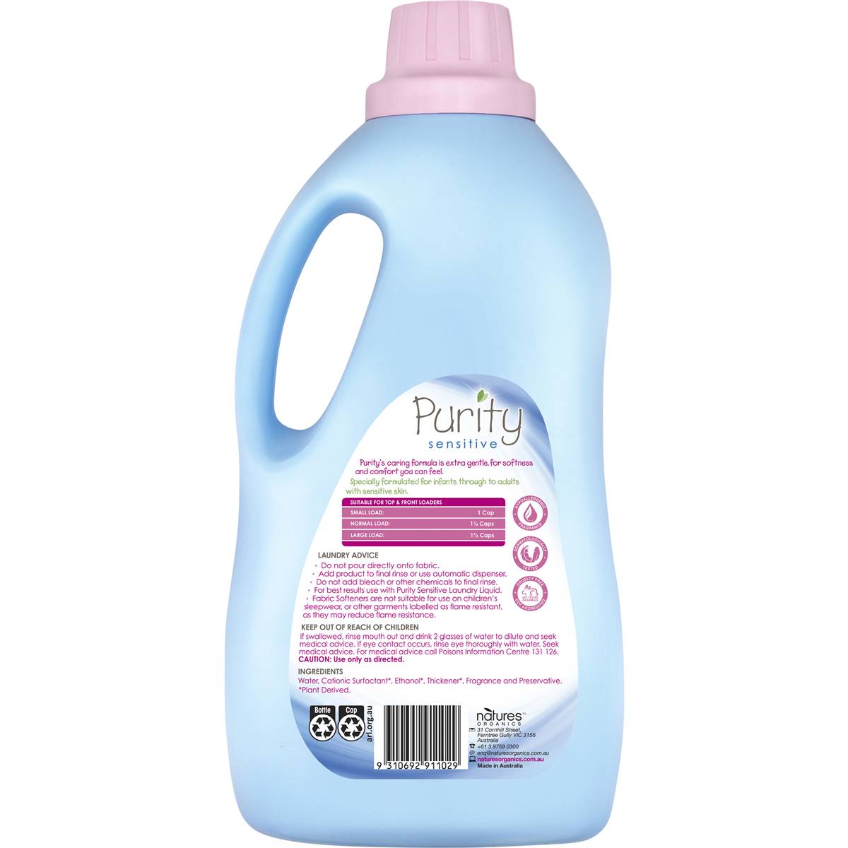 Purity Sensitive Fabric Softener 2l