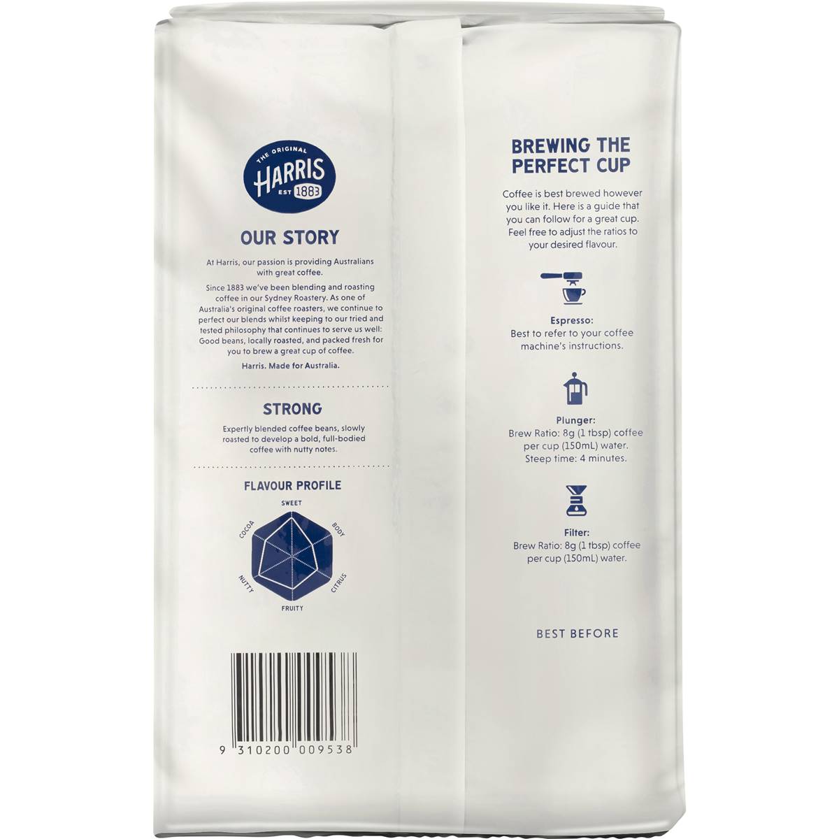 Harris Coffee Ground Strong 1kg