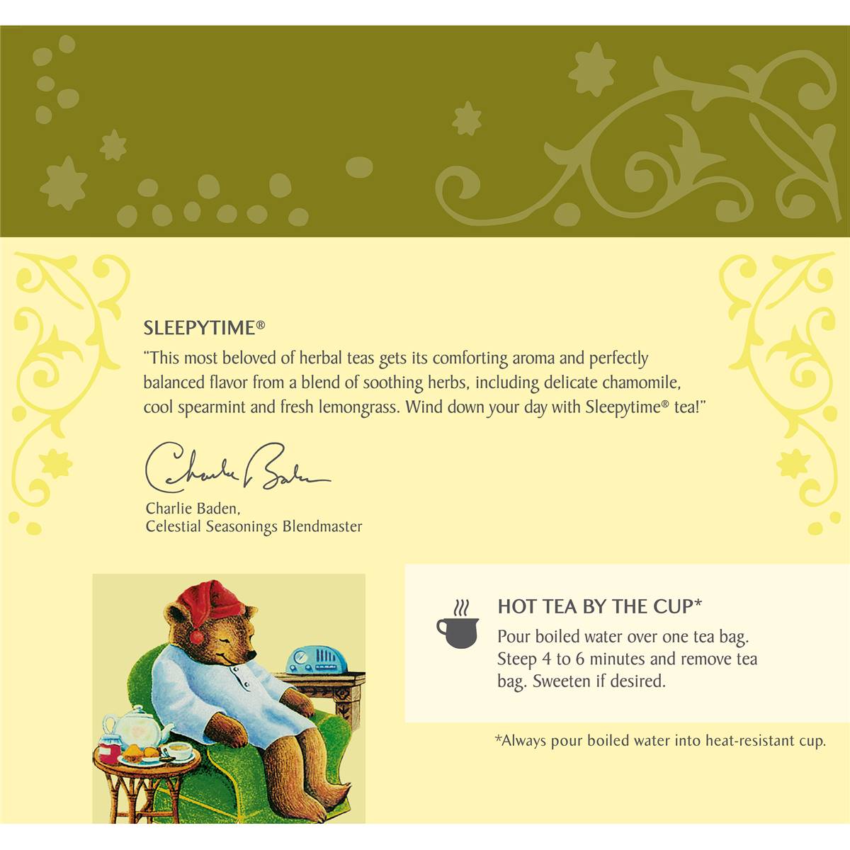 Celestial Sleepy Time Herbal Tea Bags 40 Pack