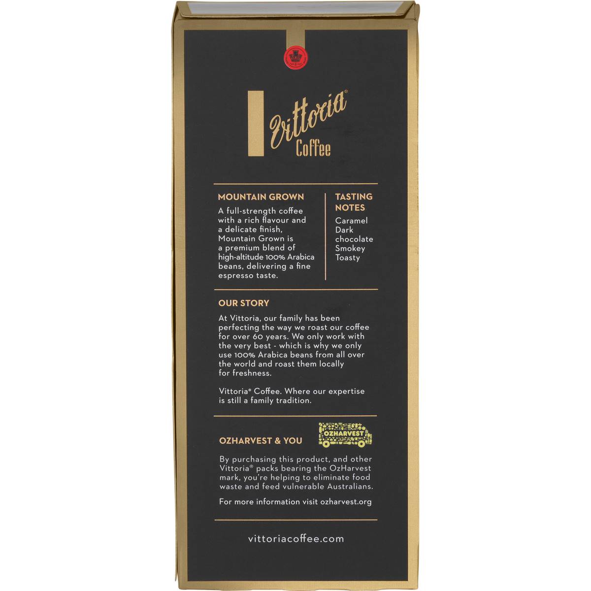 Vittoria Mountain Grown Nespresso Compatible Coffee Capsules 10 pack