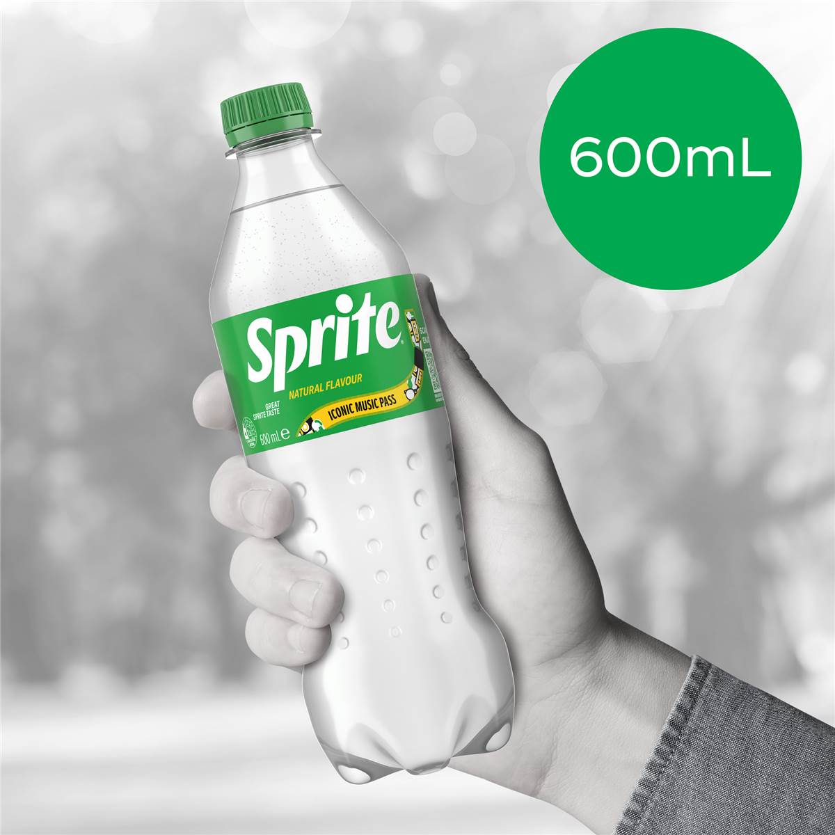 Sprite Lemonade Soft Drink Bottle 600ml