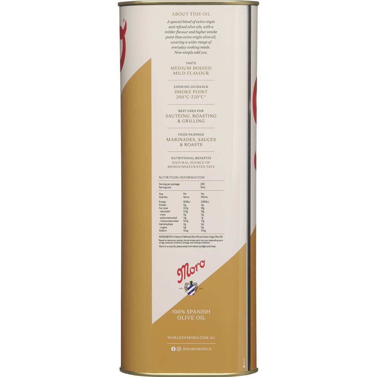 Moro Mild Taste Olive Oil 4 l