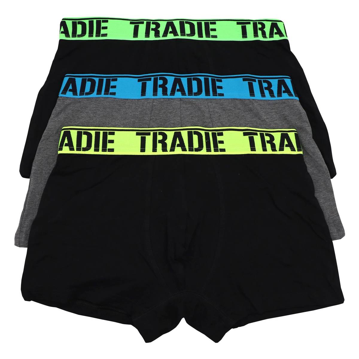 Tradie Mens Trunk Medium Assorted 3 Pack