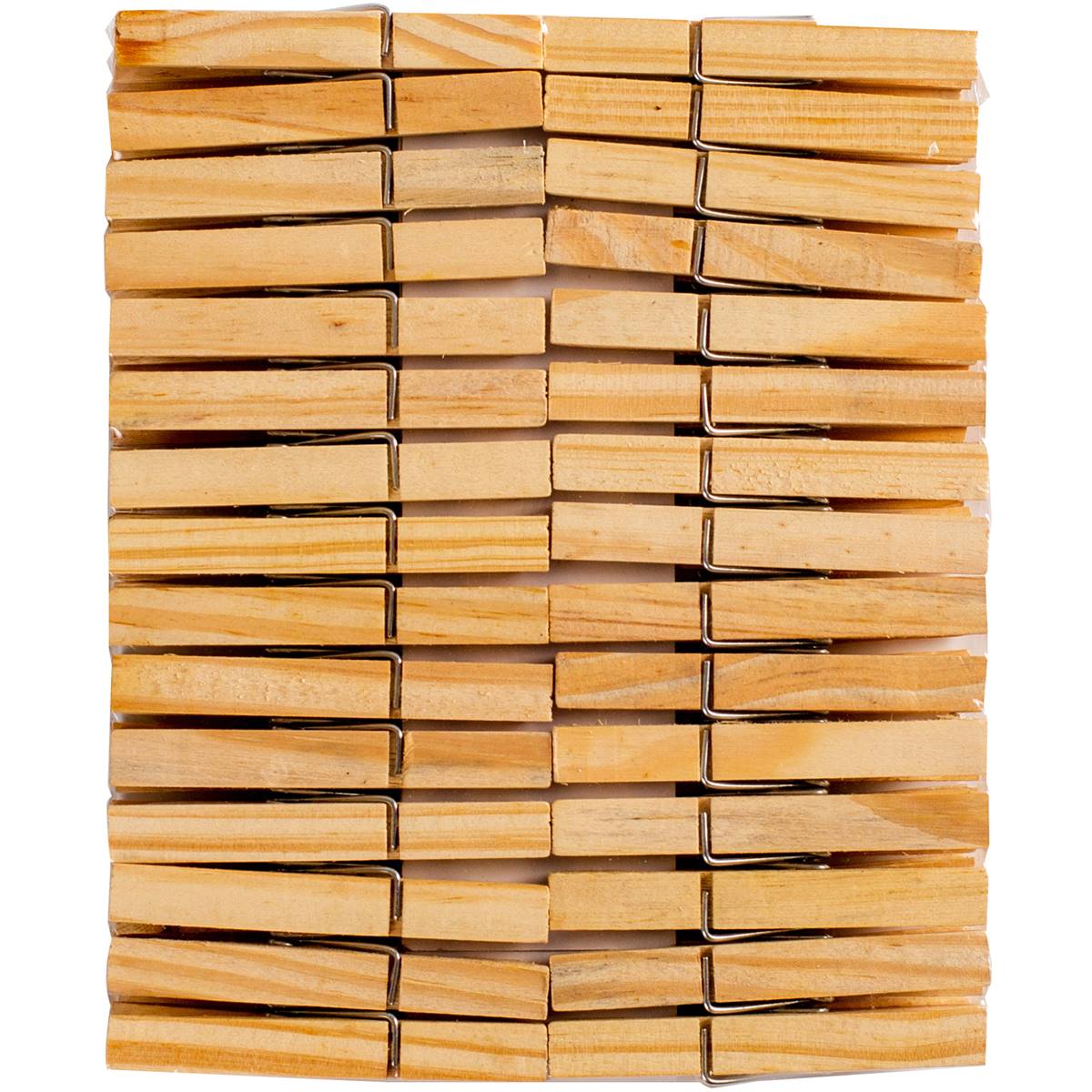 Clean Wooden Peg 60 Pack