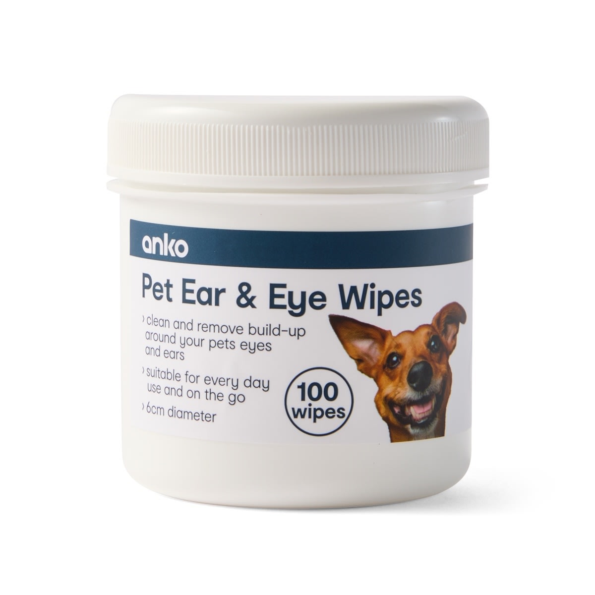 100 Pack Pet Ear & Eye Wipes