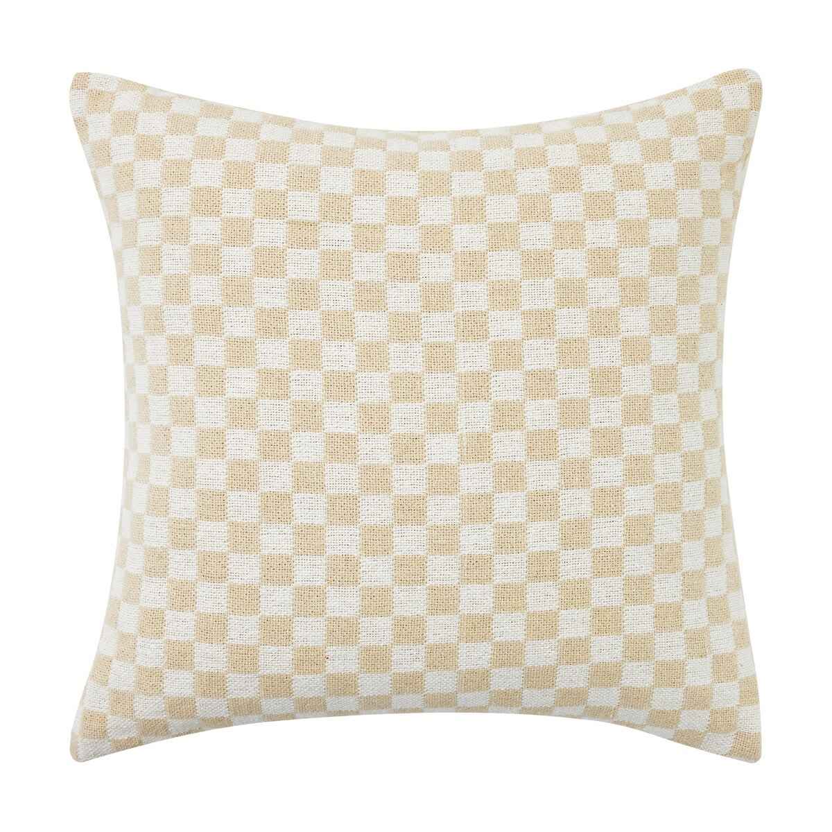 43cm Checkerboard Cushion