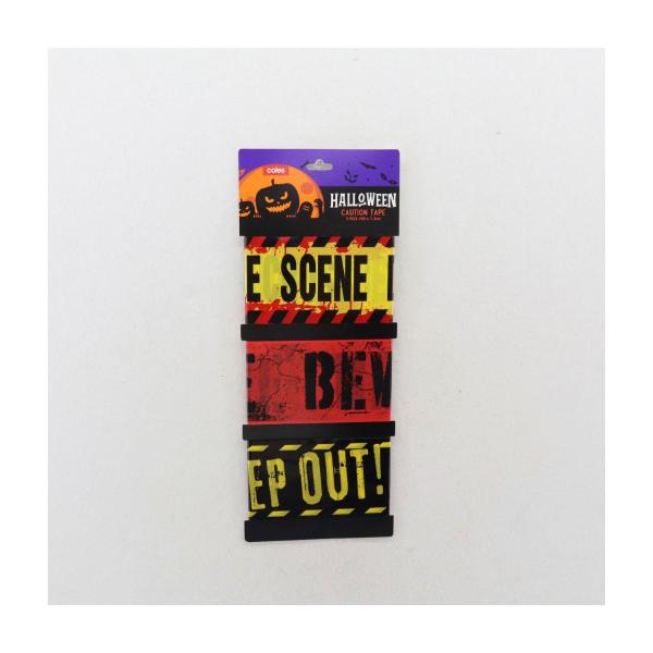 COLES HALLOWEEN CAUTION TAPE 3PK