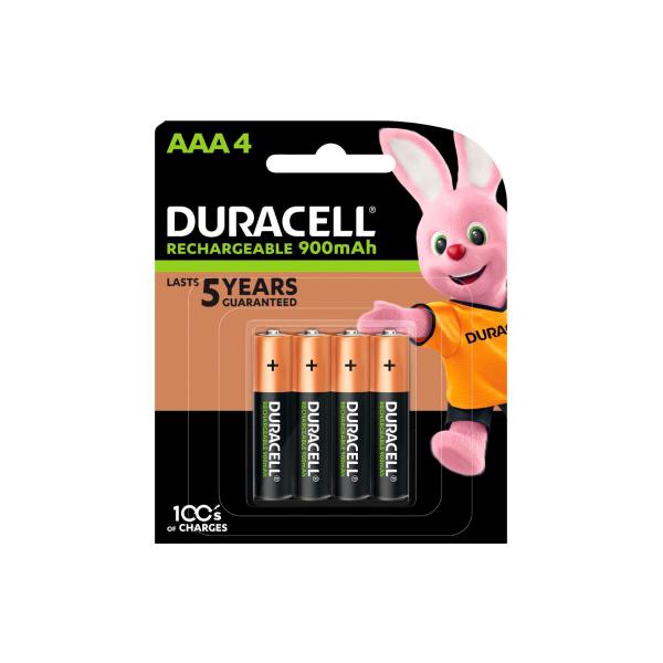DURACELL RECHARGE AAA RECHARGEABLE BATTERIES 4 PACK