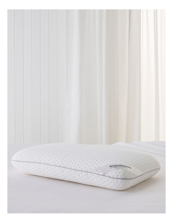 Memory Foam Cooling Gel Pillow in White