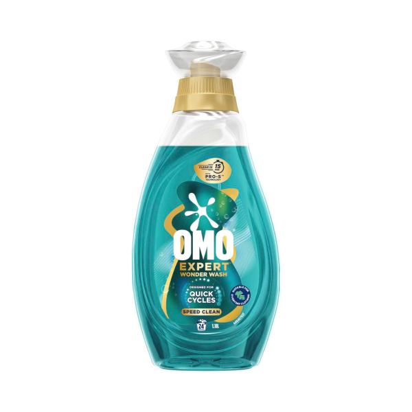 OMO EXPERT WONDER WASH LAUNDRY LIQUID SPEED CLEAN 1.18LITRE