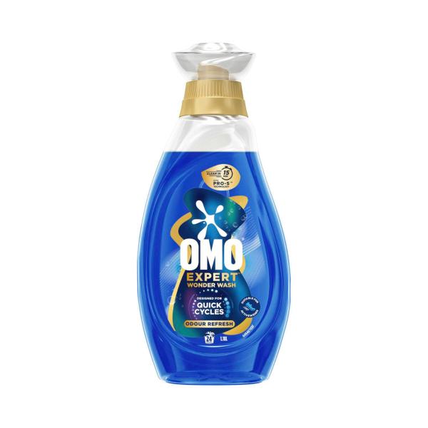 OMO EXPERT WONDER WASH LAUNDRY LIQUID ODOUR REFRESH 1.18LITRE
