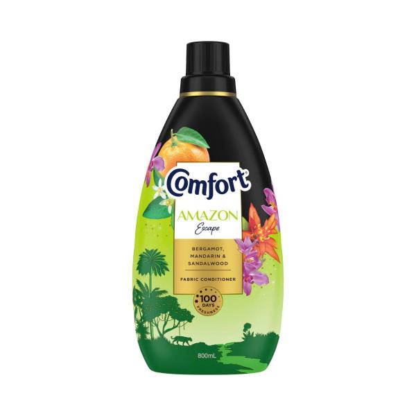 COMFORT AMAZON FABRIC CONDITIONER BERGAMOT & SANDALWOOD 800ML