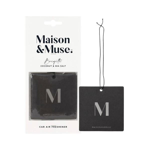 MAISON&MUSE PAPER CAR FRESHENER COCONUT & SEA SALT
