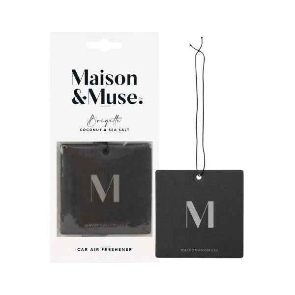MAISON&MUSE PAPER CAR FRESHENER COCONUT & SEA SALT