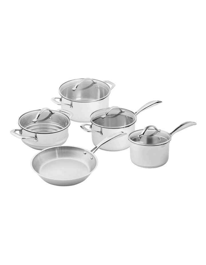 5 Piece Cookware Set in Silver