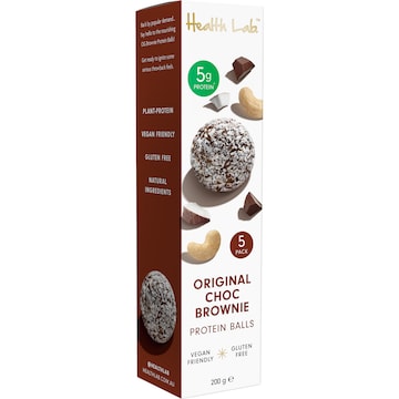 Health Lab 5 Protein Balls Original Chocolate Brownie 200g