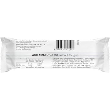 Health Lab Plant Protein Bar Choc Caramel Fudge Cake 50g