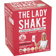 The Lady Shake Diet High Protein Low Sugar Variety Pack Meal Replacement 56g x 14 pack