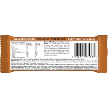 Quest Protein Bar Chocolate Peanut Butter 60g