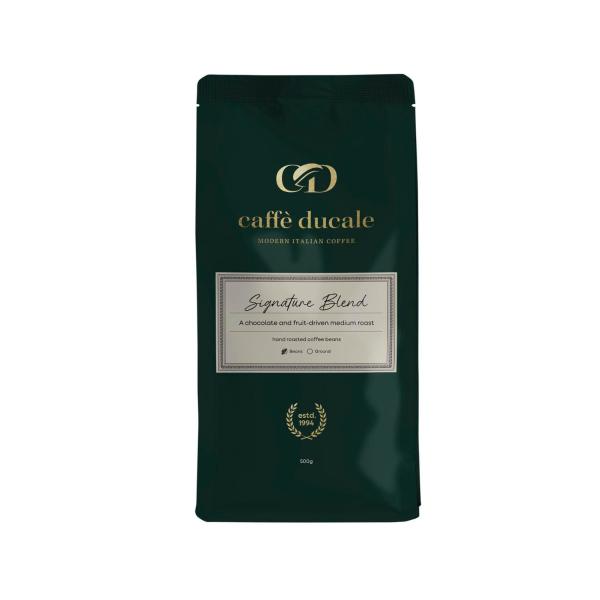 CAFFE DUCALE SIGNATURE BLEND COFFEE BEANS 500G