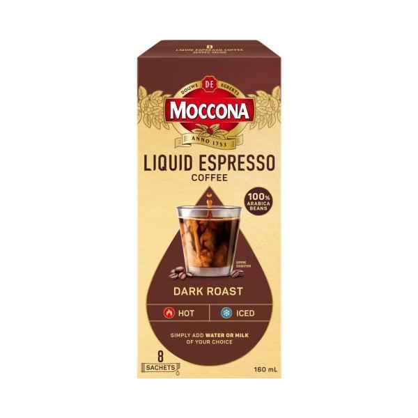 Espresso Dark Roast Concentrate Liquid Coffee Sachets