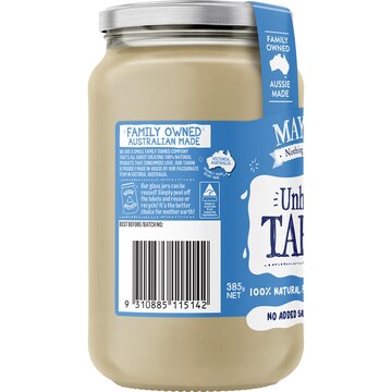 Mayver's Unhulled Tahini Spread 385g