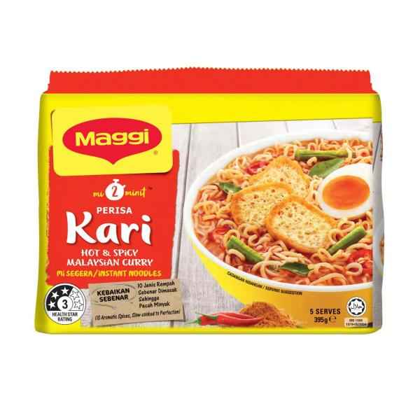 2 Minute Curry Instant Noodles 5 Pack