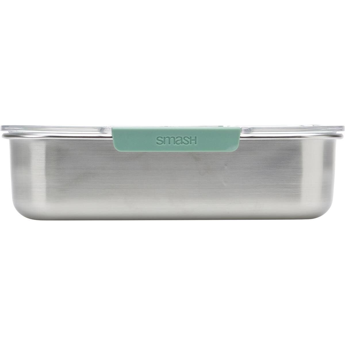 Smash Blue Stainless Steel Bento Box Assorted Each
