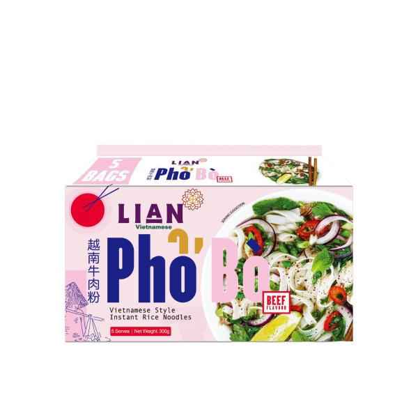 Pho Bo Instant Rice Noodles Beef 5 Pack