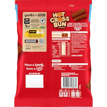 KitKat Hot Cross Bun Flavour Fun Size Sharepack 18 pack