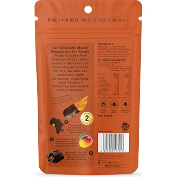 Nibblish Chocolate Dipped Mango 100g