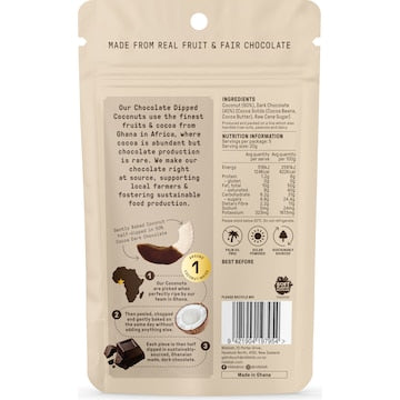 Nibblish Chocolate Dipped Coconut 100g