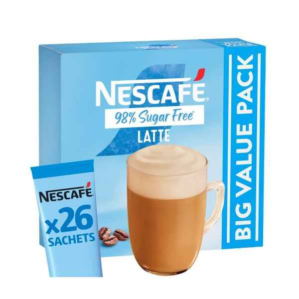 Coffee 98% Sugar Free Latte Coffee Sachets