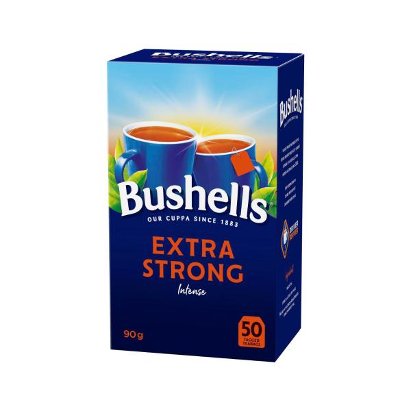 BUSHELLS BLUE LABEL TEA BAGS EXTRA STRONG 50 PACK