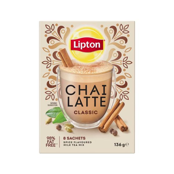 LIPTON SACHETS CLASSIC CHAI LATTE 8PK