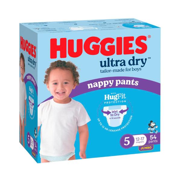 Nappy Pants Size 5 Boy Jumbo