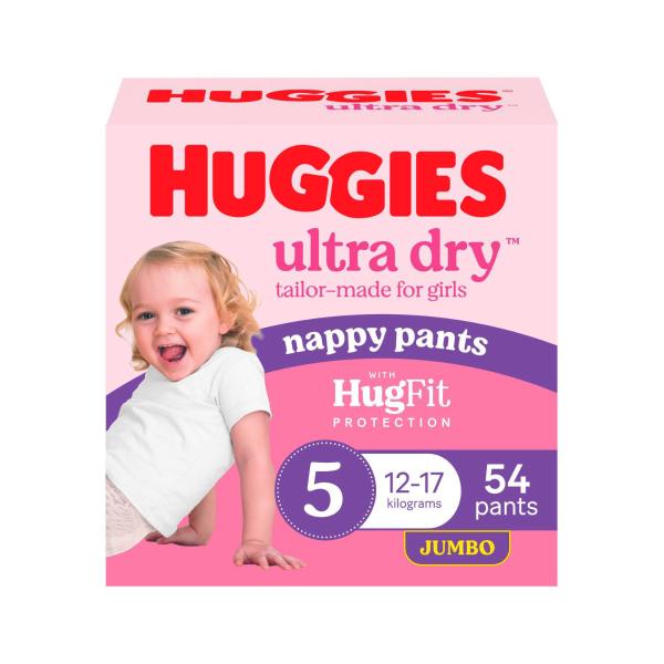 Jumbo Nappy Pants Size 5 Girl