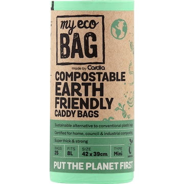 My Eco Bag Compostable Bin Liners Mini 25 pack
